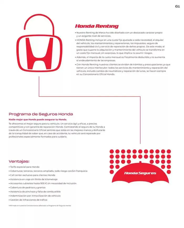Catálogo de Honda E:Ny1 30 de agosto al 30 de junio 2025 - Página 61