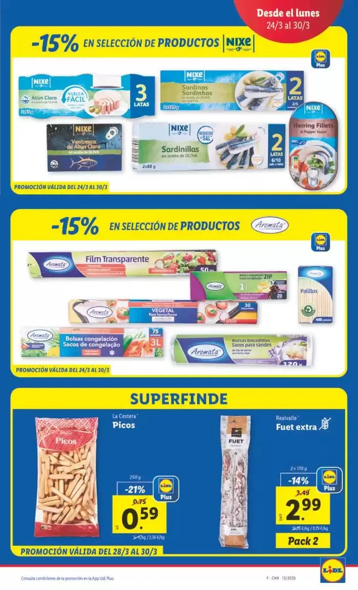Catálogo de № 1 PRECIO - Ofertas válidas del 24/03 al 30/03 24 de marzo al 30 de marzo 2025 - Página 15