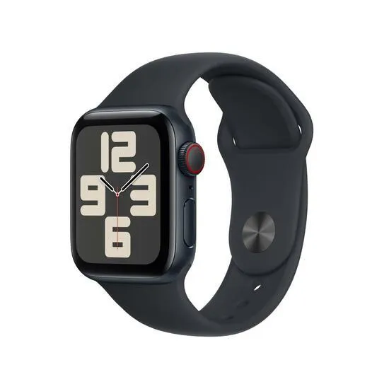 Apple Watch SE | GPS + Cellular | 40mm | Caja Aluminio Medianoche | Correa deportiva Medianoche | M/L - MRGA3QL/A