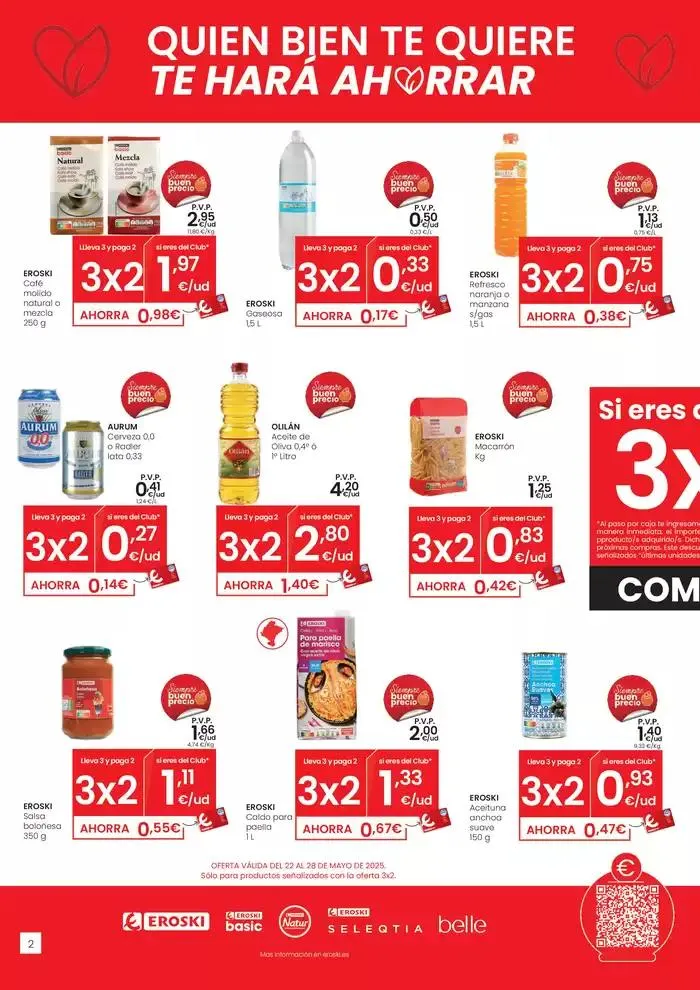 Catálogo de Quien bien te quiere te hará ahorrar 22 de mayo al 28 de mayo 2025 - Página 2