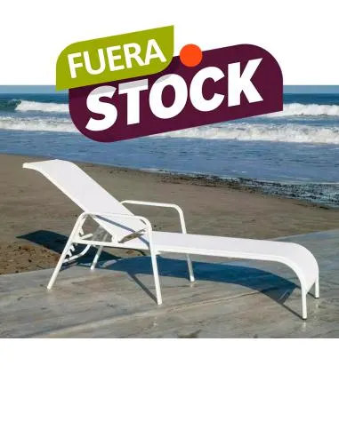 Tumbona Aluminio Costablanca 12 Blanca Hevea