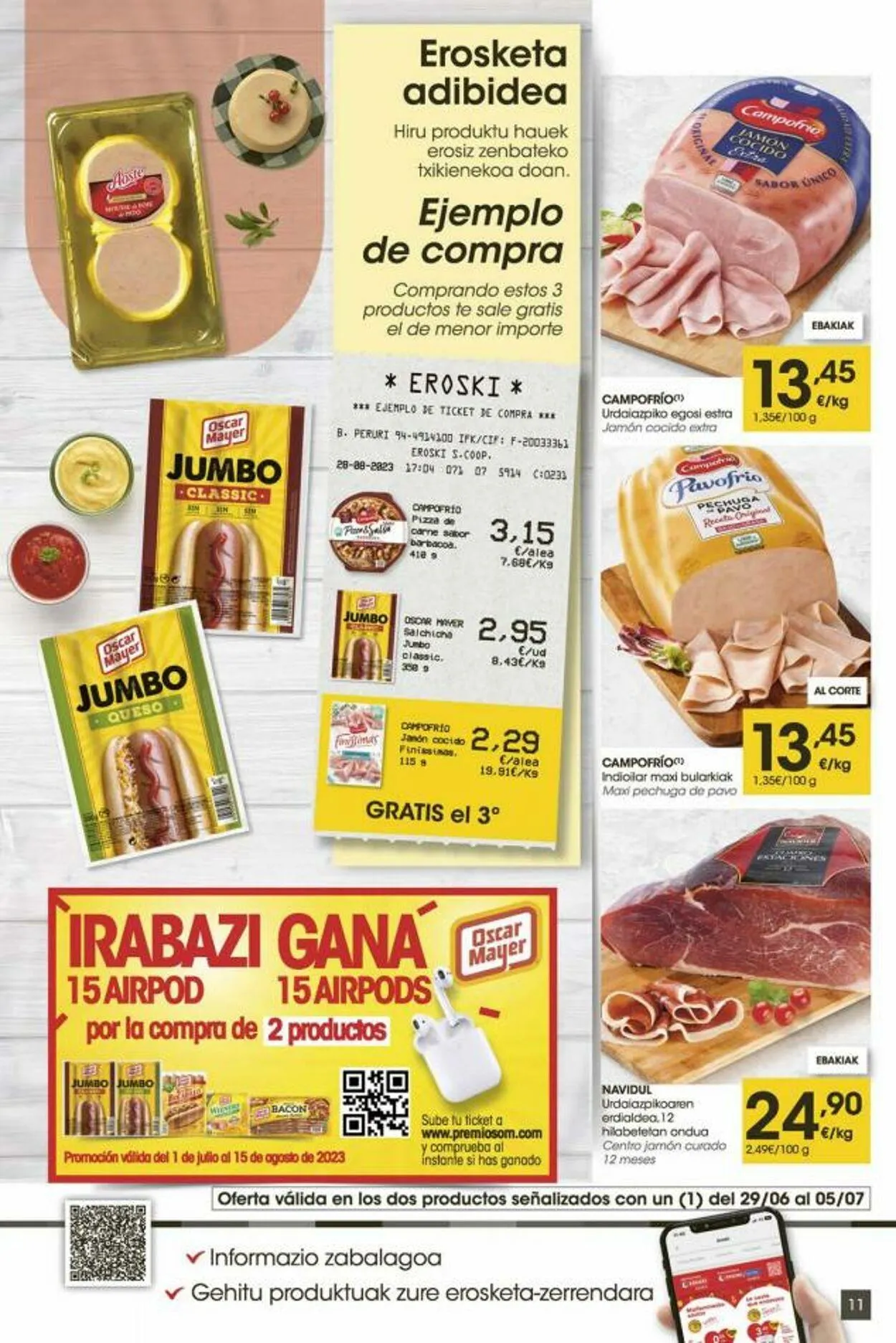 Catálogo de Eroski Oferta actual 24 de junio al 8 de julio 2025 - Página 11