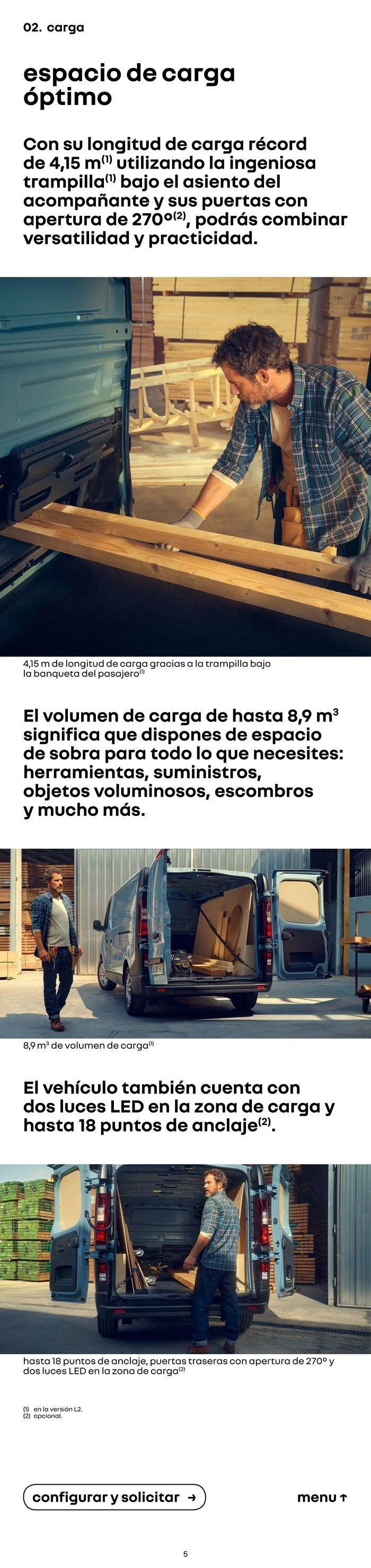 Catálogo de Renault Trafic Furgón E-Tech 100% Eléctrico 18 de julio al 18 de julio 2025 - Página 5