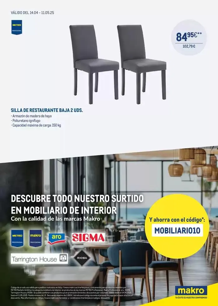 Catálogo de AMPLIO SURTIDO EN MOBILIARIO - Marketplace online 15 de abril al 11 de mayo 2025 - Página 5