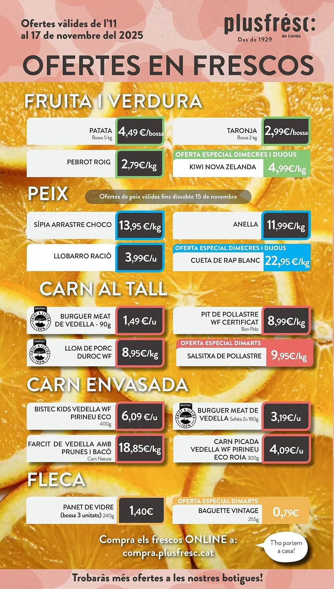 Catálogo de Folleto Plusfresc 12 de noviembre al 17 de noviembre 2025 - Página 1