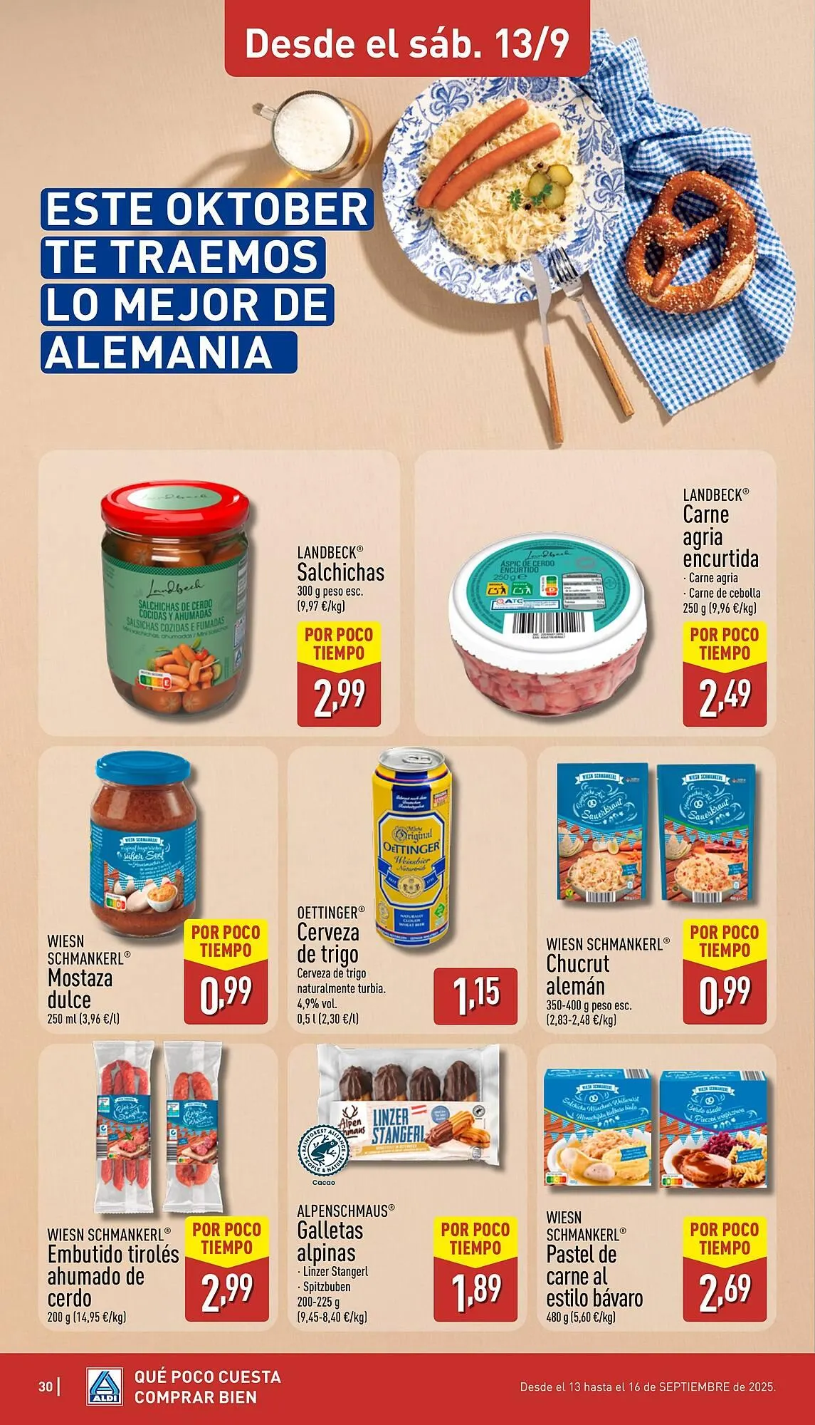 Catálogo de Folleto ALDI 8 de septiembre al 14 de septiembre 2025 - Página 30