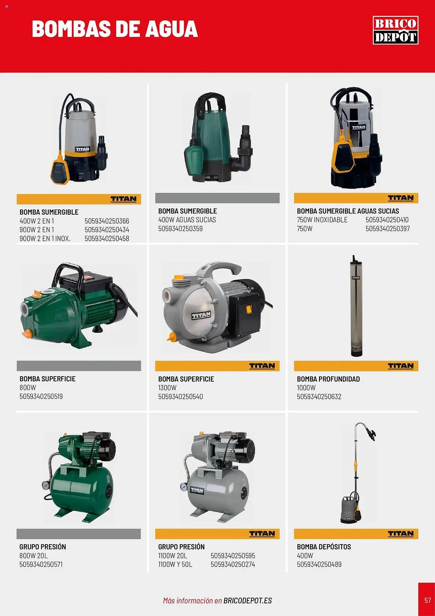 Catálogo de Catálogo Brico Depôt 2 de abril al 31 de marzo 2027 - Página 57