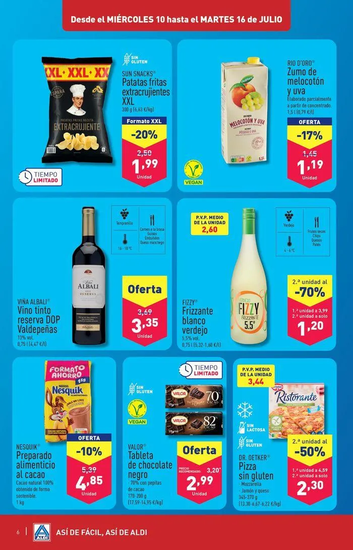 Catálogo de ¡Así de fácil, así de Aldi! 10 de julio al 16 de julio 2024 - Página 6