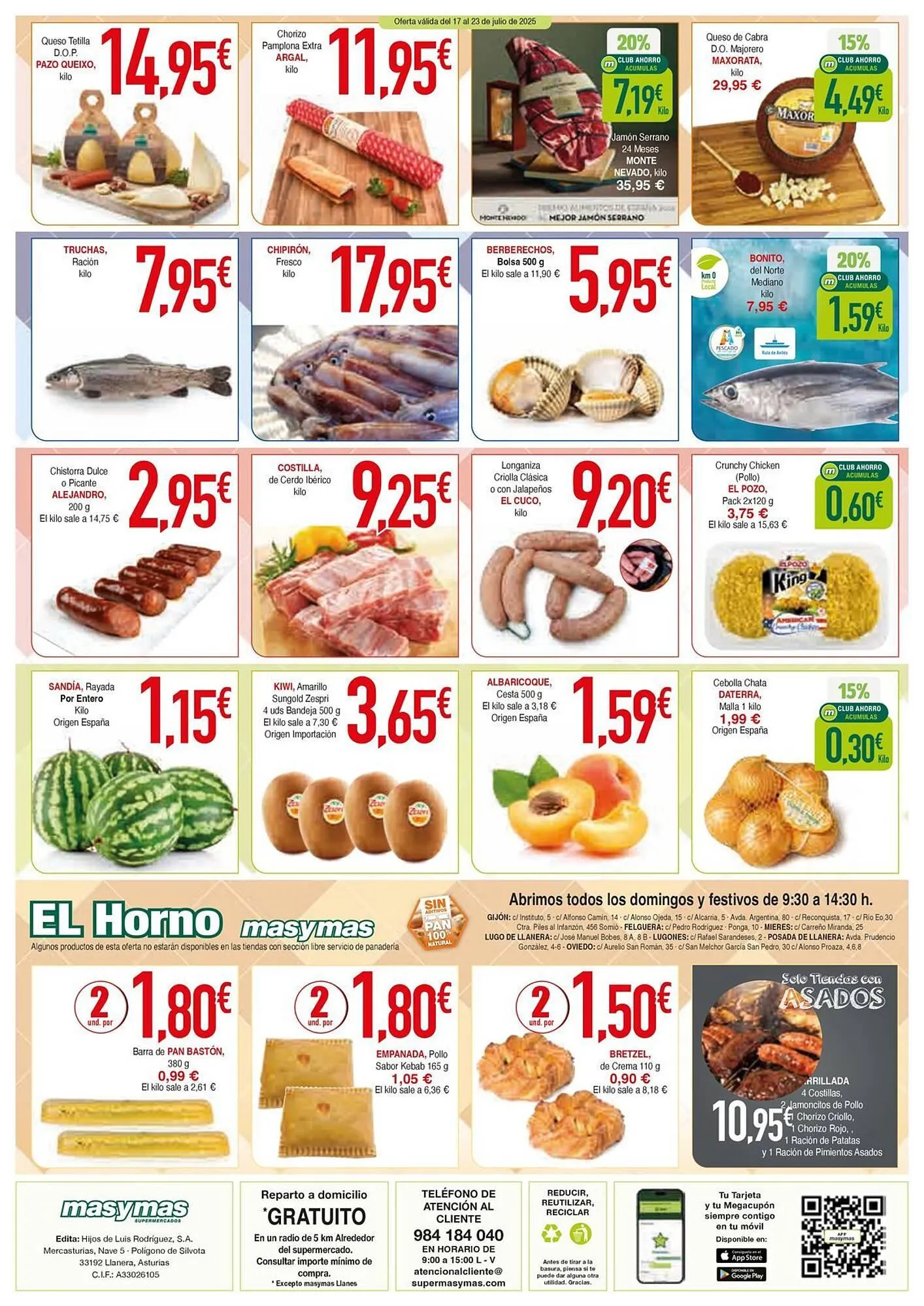 Catálogo de Folleto Masymas 17 de julio al 23 de julio 2025 - Página 2