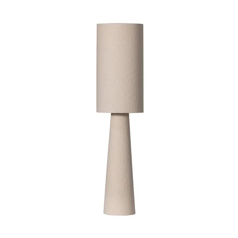 Loft floor lamp 90cm, natural bouclé