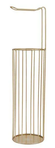 Toilet roll holder ALSTER D12xH49cm brass