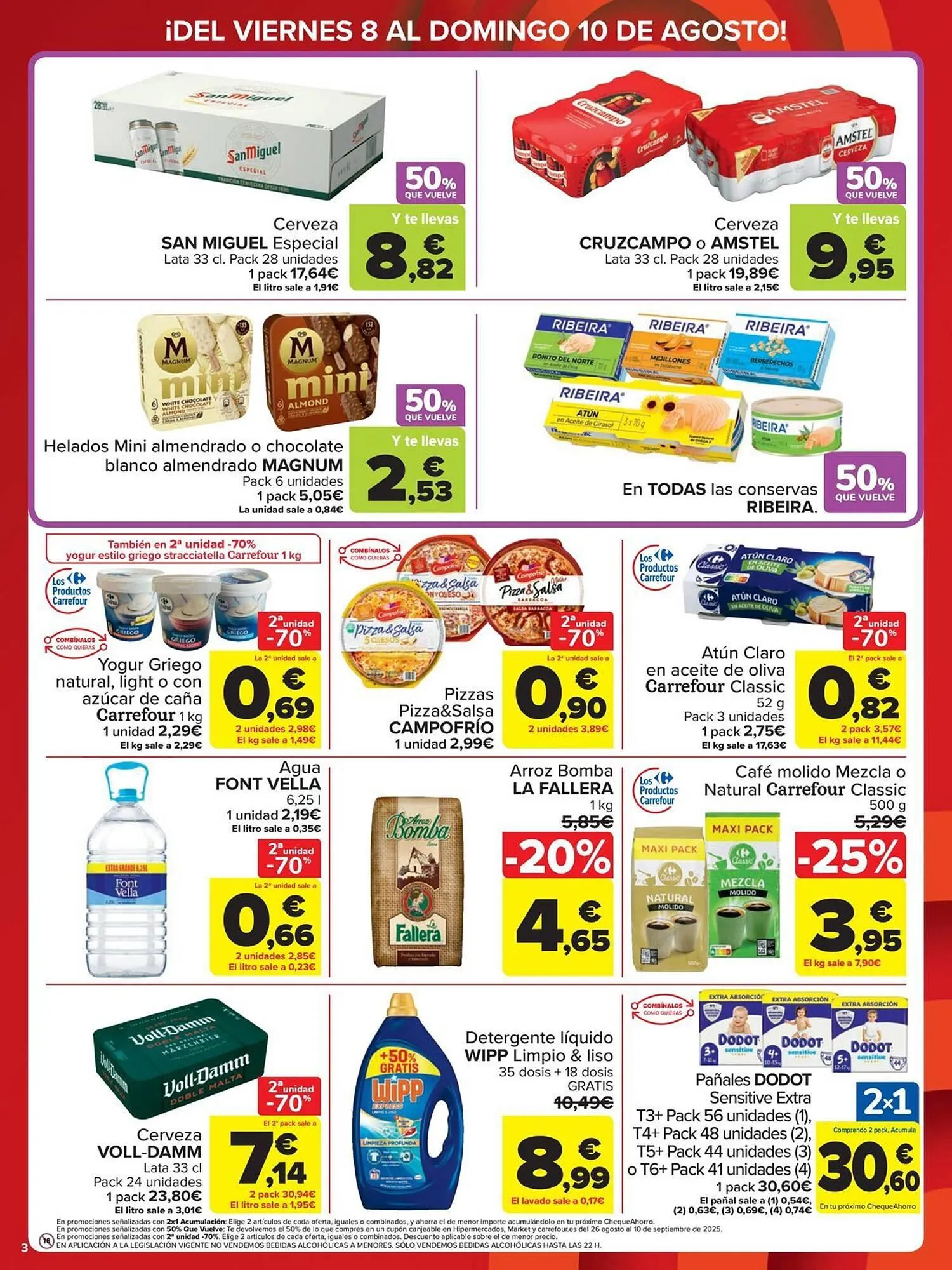 Catálogo de Folleto Carrefour 8 de agosto al 10 de agosto 2025 - Página 3