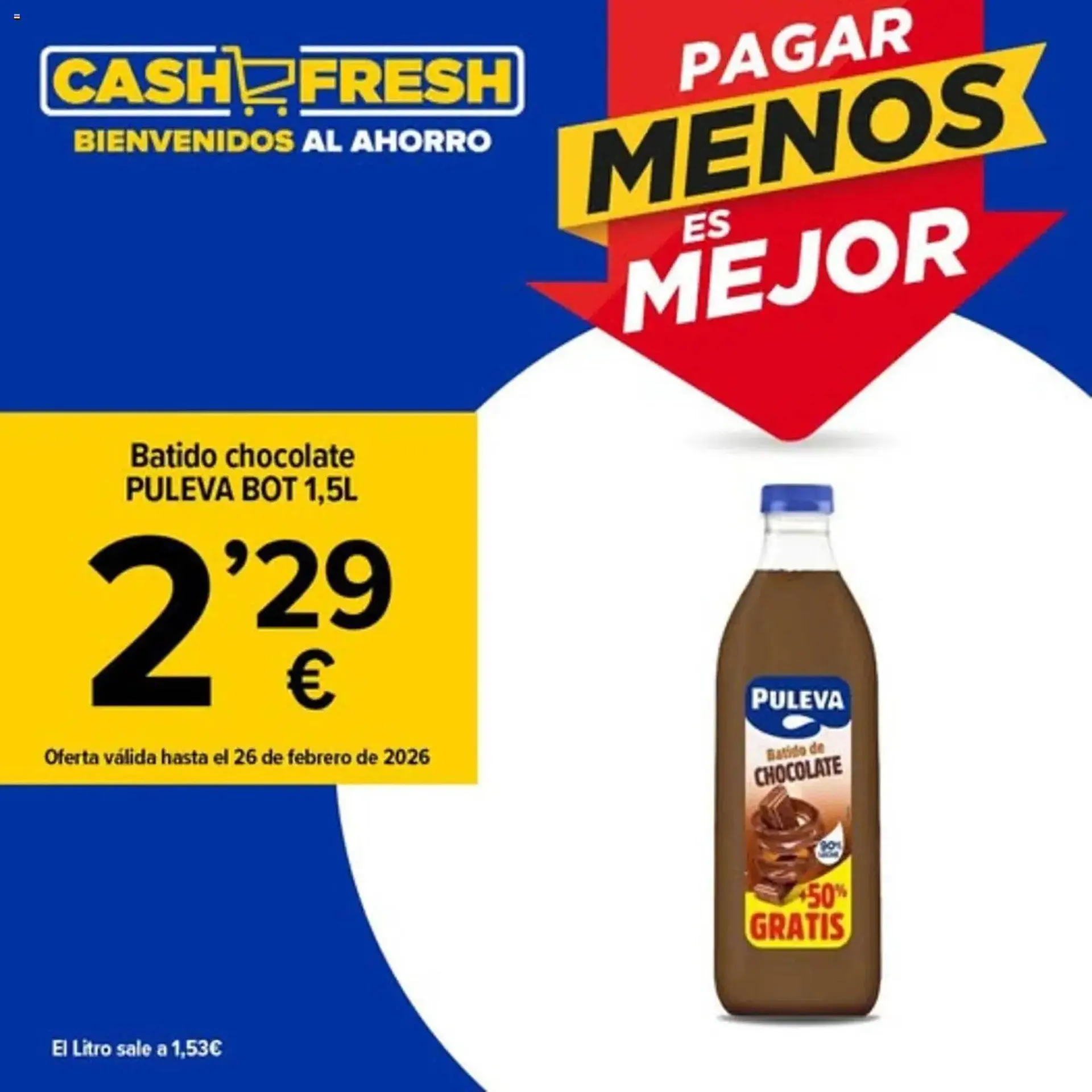 Catálogo de Folleto Cash Fresh 25 de febrero al 26 de febrero 2026 - Página 1