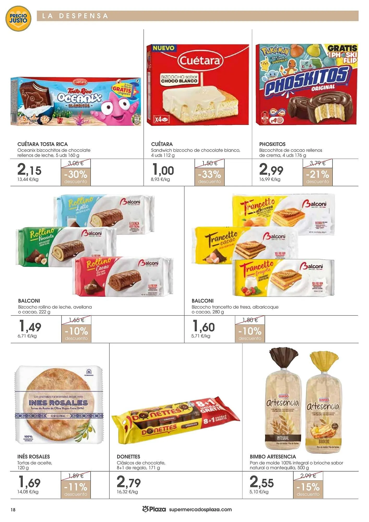 Catálogo de Folleto Supermercados Plaza 23 de abril al 6 de mayo 2026 - Página 18