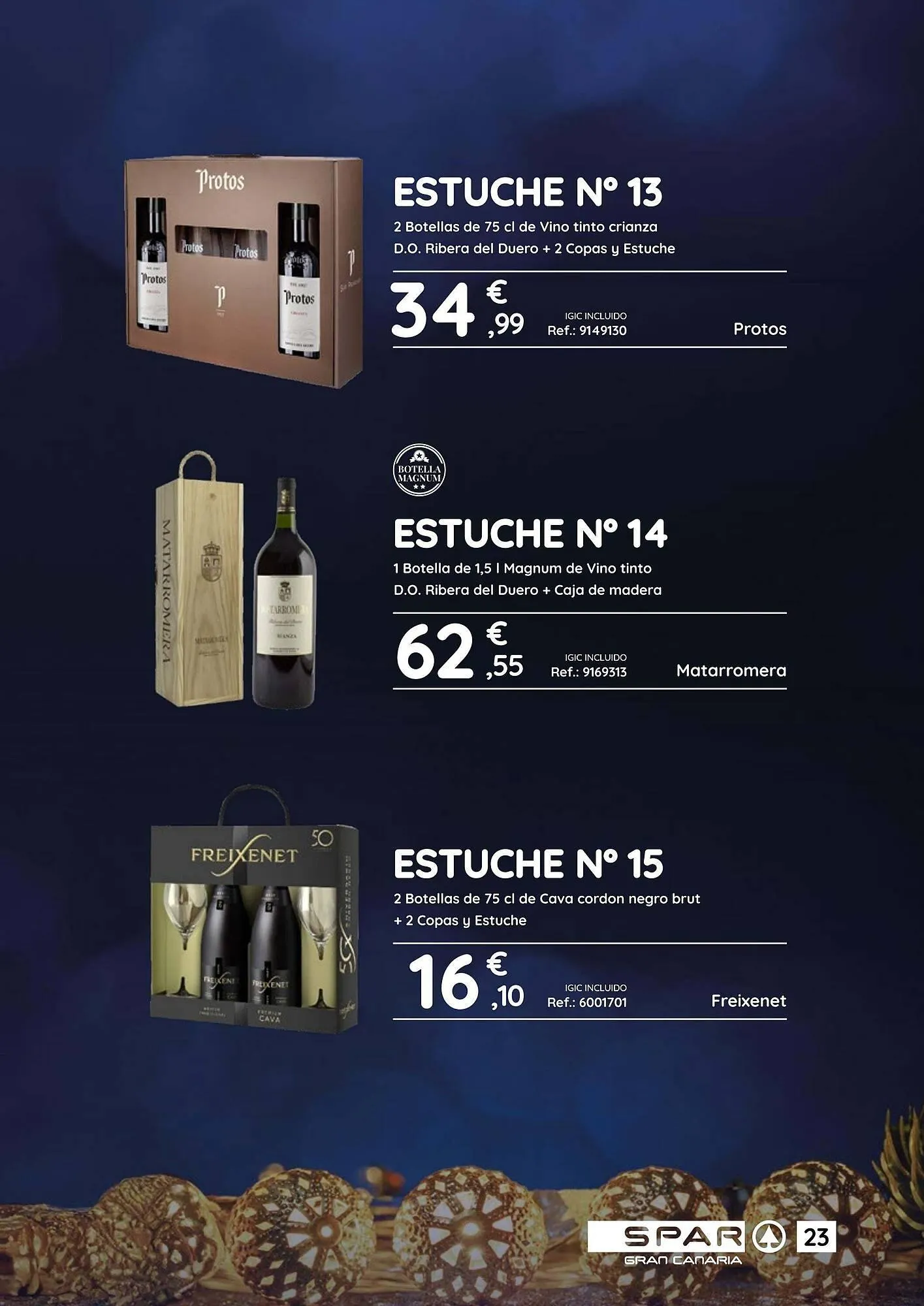 Catálogo de Folleto SPAR Gran Canaria 31 de octubre al 24 de diciembre 2024 - Página 23