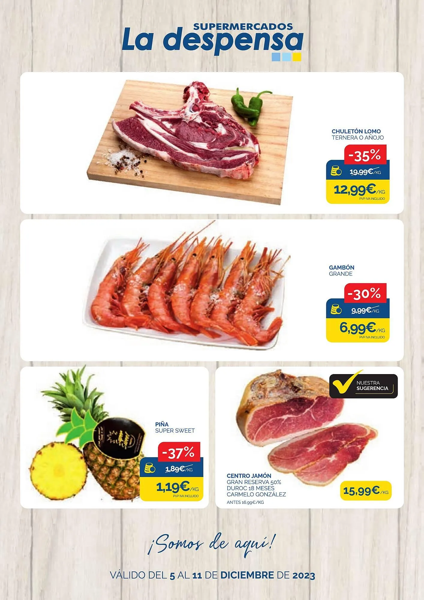 Catálogo de Folleto Supermercados La Despensa 5 de diciembre al 11 de diciembre 2023 - Página 1