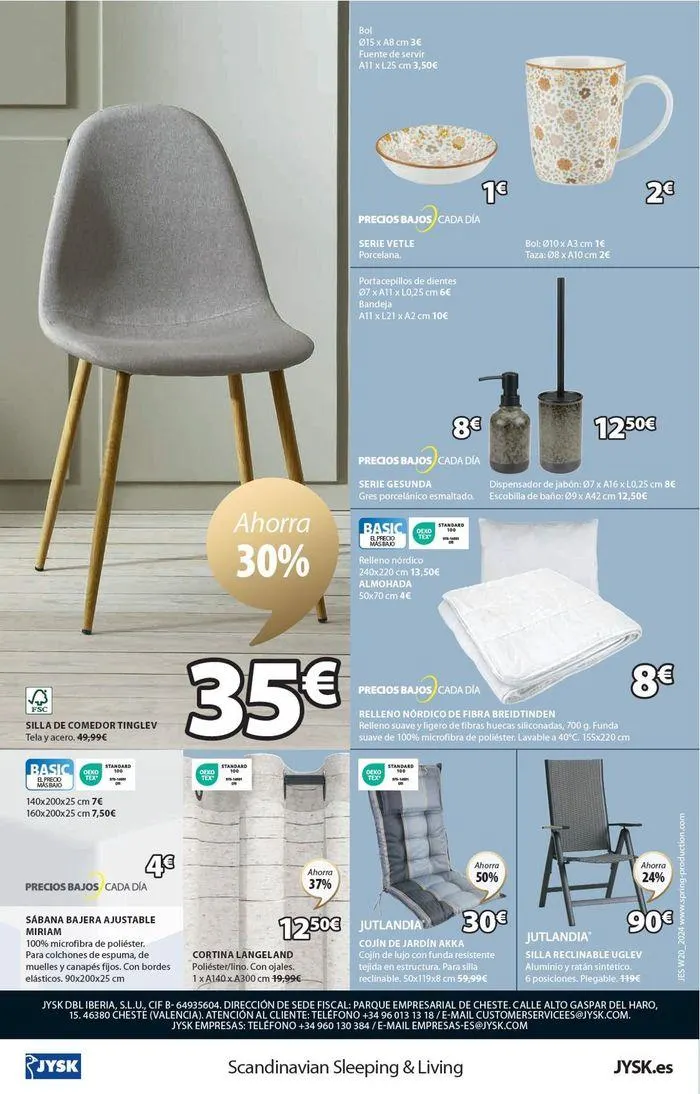 Catálogo de Grandes ofertas JYSK 16 de mayo al 26 de junio 2024 - Página 18