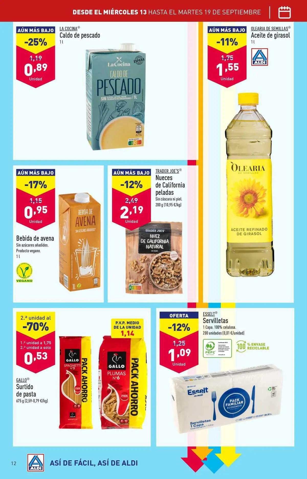 Catálogo de ALDI Folleto 12 de septiembre al 17 de septiembre 2023 - Página 12