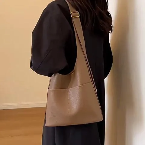 Mujer Bolso bandolera Conjunto de bolsa Bolsa de hombro Bolsa de vagabundo Cuero de PU Exterior Diario Festivos Gran Capacidad Impermeable Ligero Color sólido color de barro blanquecino Negro