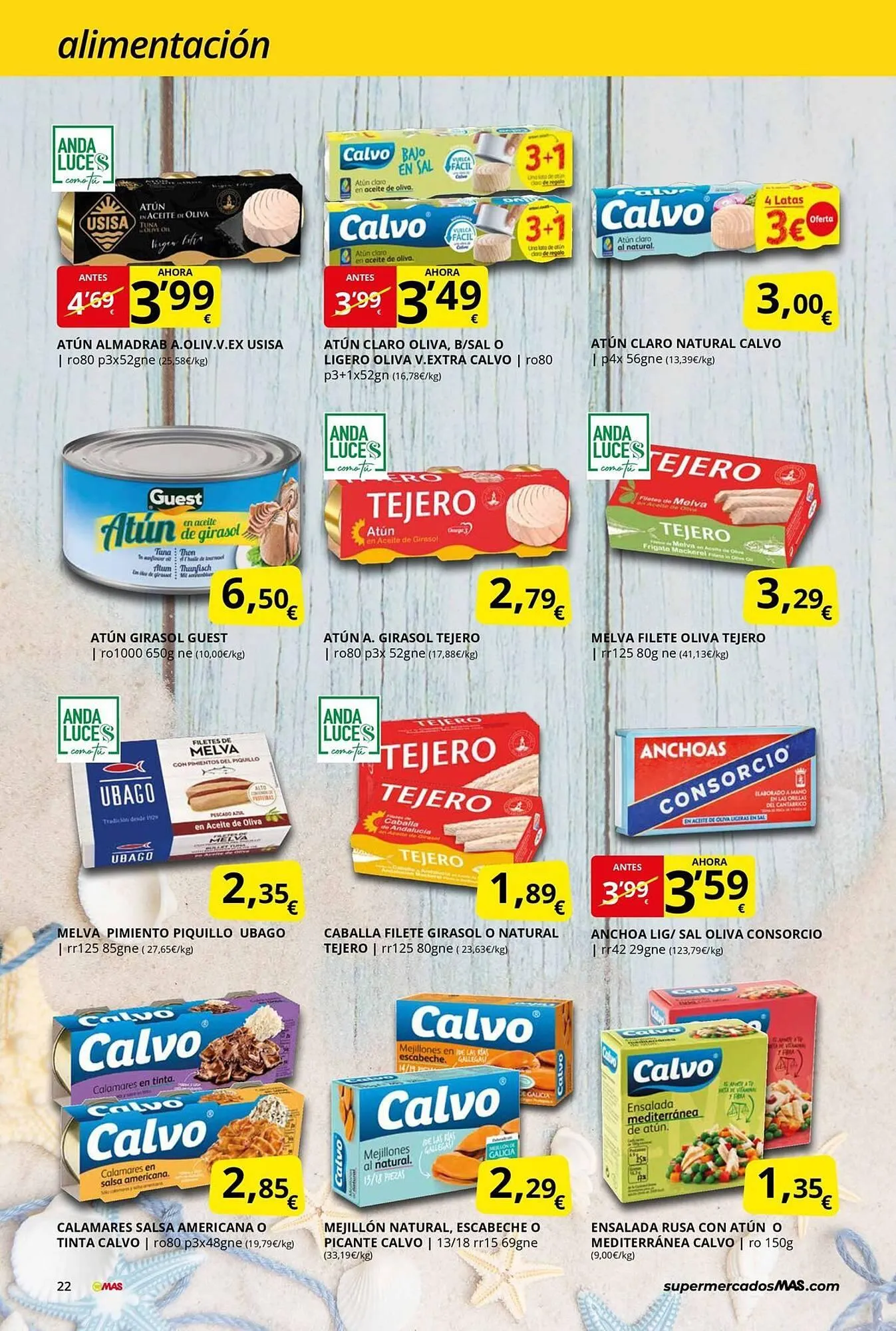 Catálogo de Folleto Supermercados MAS 27 de marzo al 29 de abril 2026 - Página 22