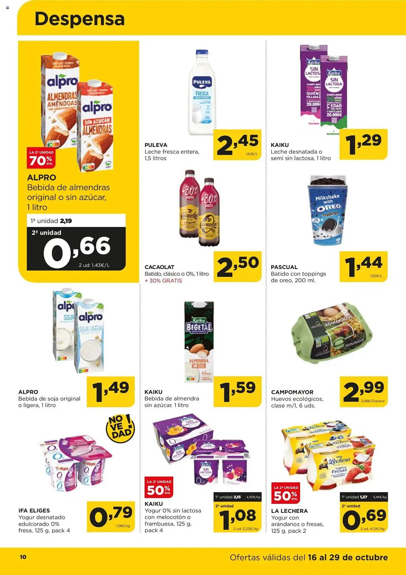 Catálogo de Folleto Alimerka 16 de octubre al 29 de octubre 2025 - Página 10