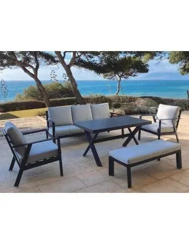 Conjunto de Jardín Dili Antracita Magestic Garden