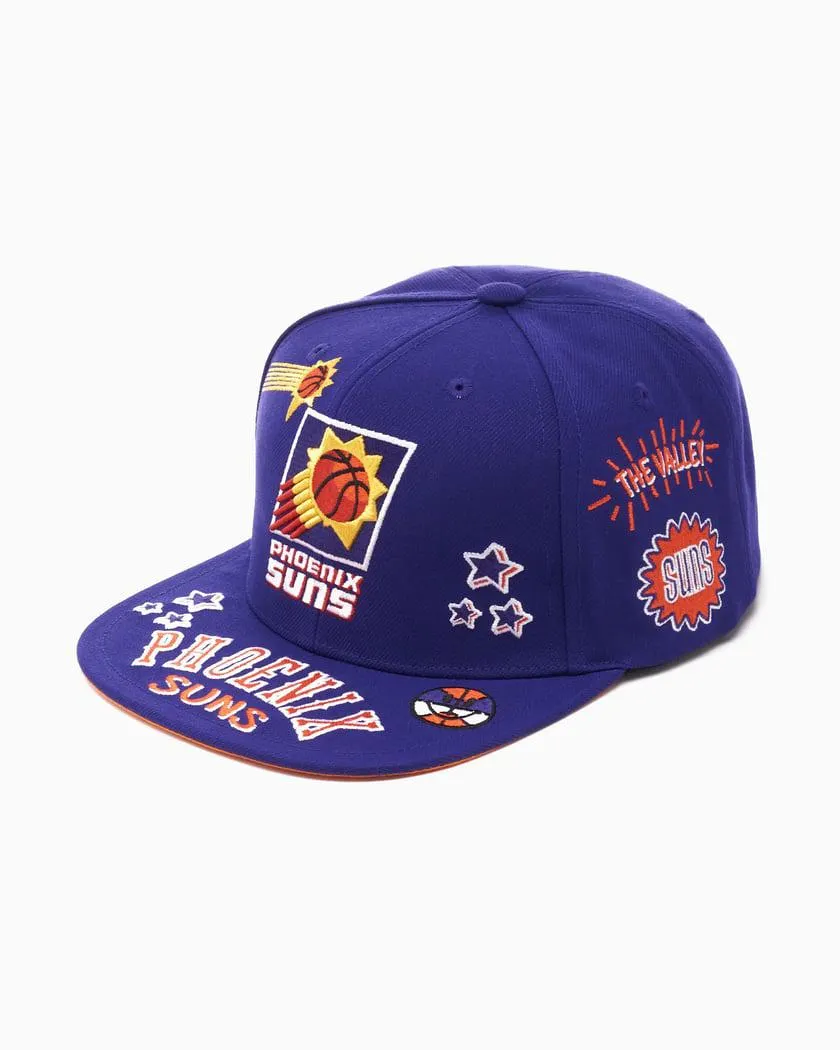 Mitchell & Ness NBA All Out HWC Phoenix Suns Unisex Snapback Cap