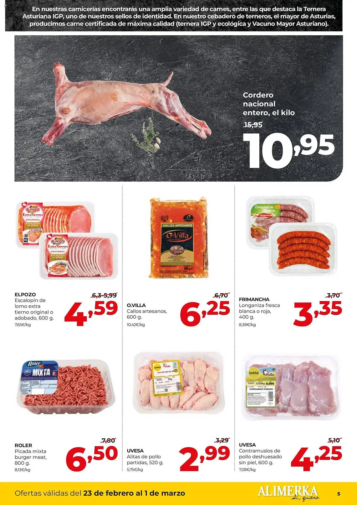 Catálogo de Folleto Alimerka 23 de febrero al 1 de marzo 2026 - Página 5