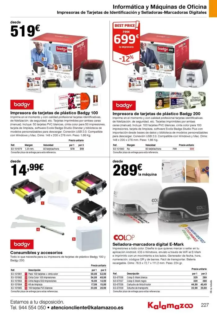 Catálogo de Staples Kalamazoo Catálogo General 9 de enero al 30 de septiembre 2025 - Página 227