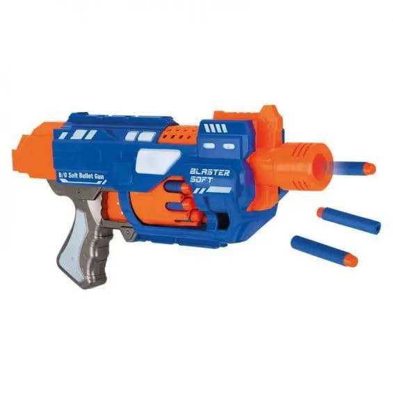 Juguettos Pistola Lanzadardos 20 Proyectiles