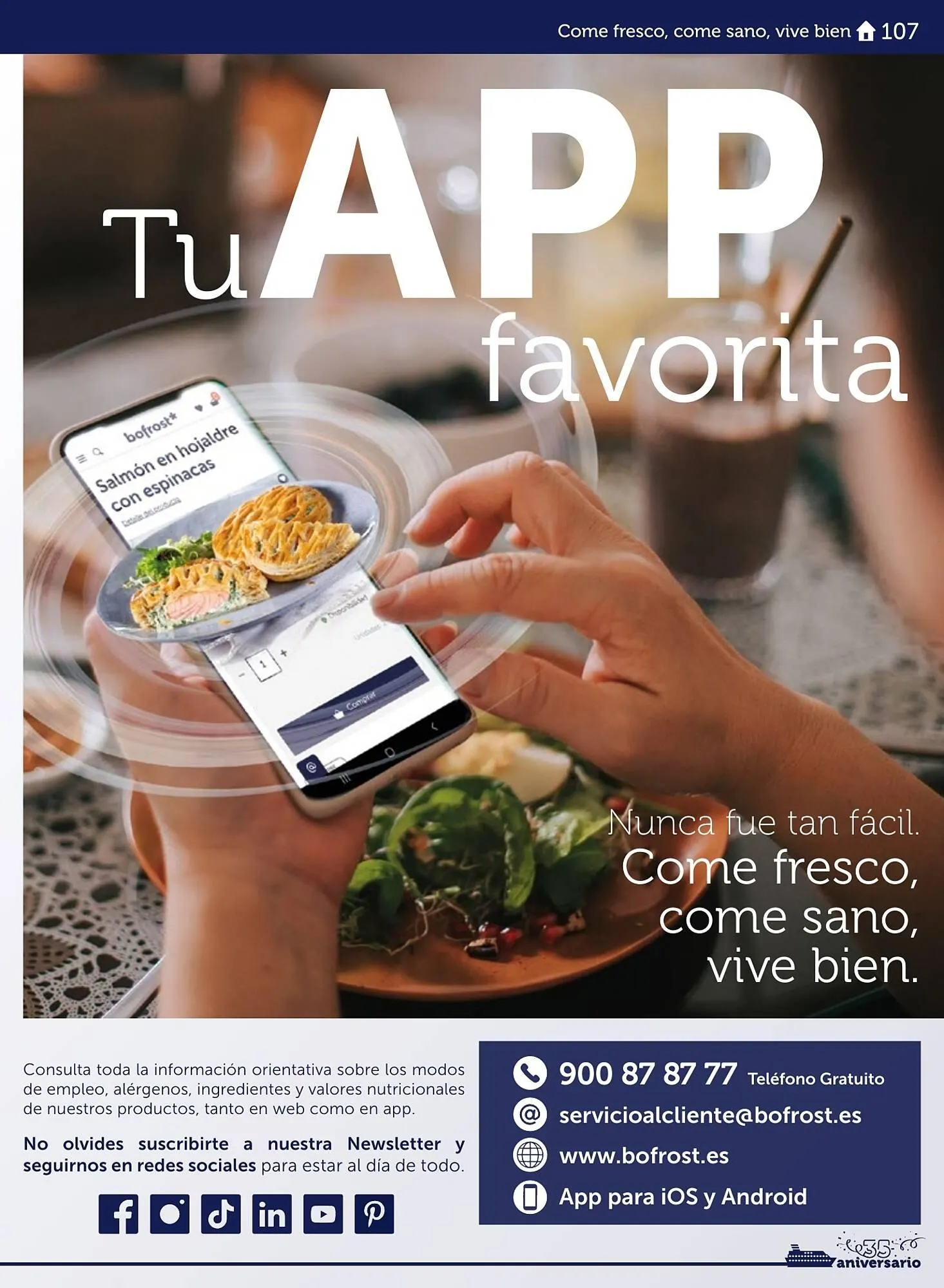Catálogo de Folleto Bofrost 3 de marzo al 31 de agosto 2025 - Página 107