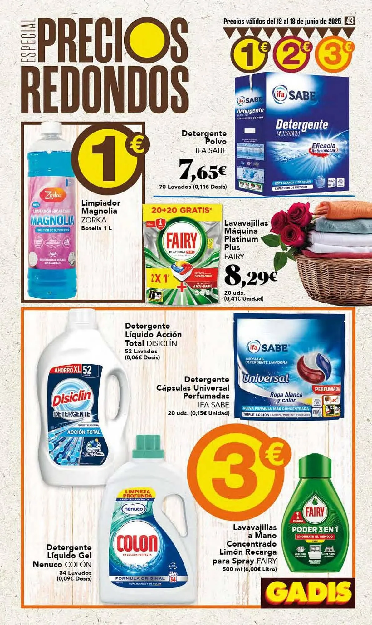Catálogo de Folleto Gadis 12 de junio al 18 de junio 2025 - Página 43