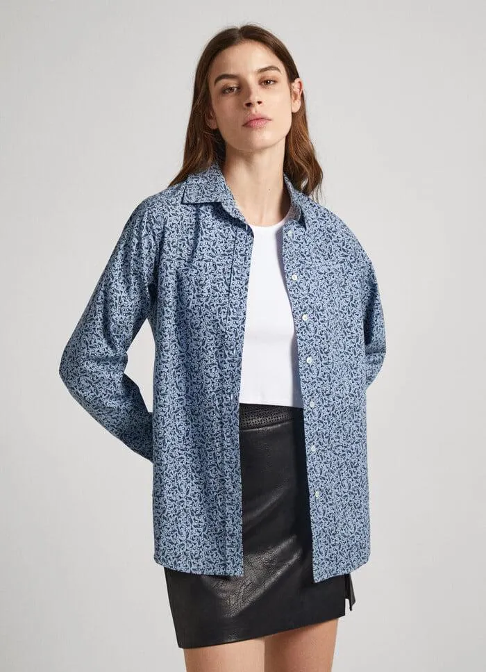 CAMISA ALGODÓN ESTAMPADO FLORAL