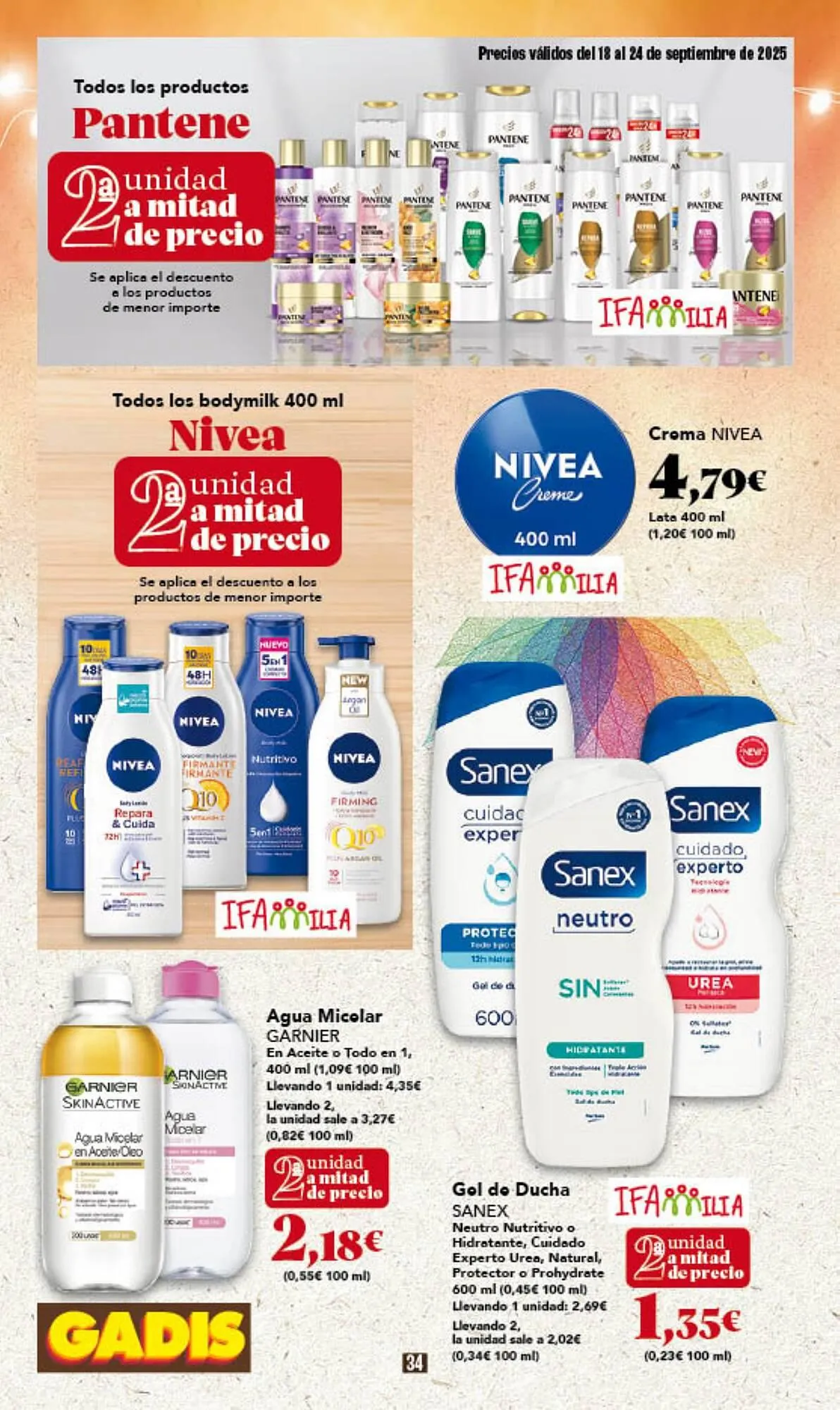 Catálogo de Folleto Gadis 18 de septiembre al 24 de septiembre 2025 - Página 34