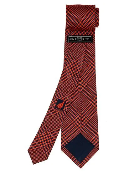 Corbata principe gales Azul/rojo