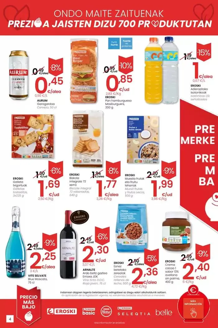 Catálogo de Prezio merkeagoa HIPERMERKATUAK EROSKI 13 de marzo al 26 de marzo 2025 - Página 4