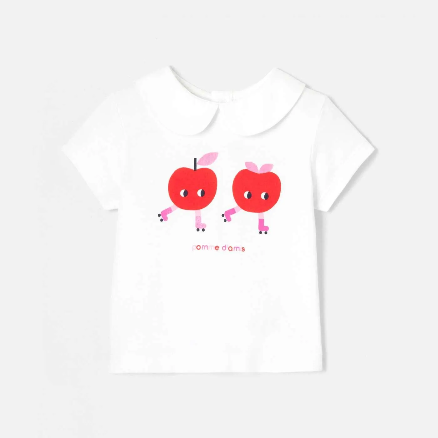 Camiseta de manga corta para bebé niña