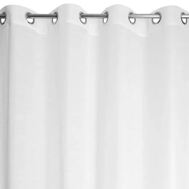 Visillo ollaos Cambria INSPIRE liso blanco de 140x280cm