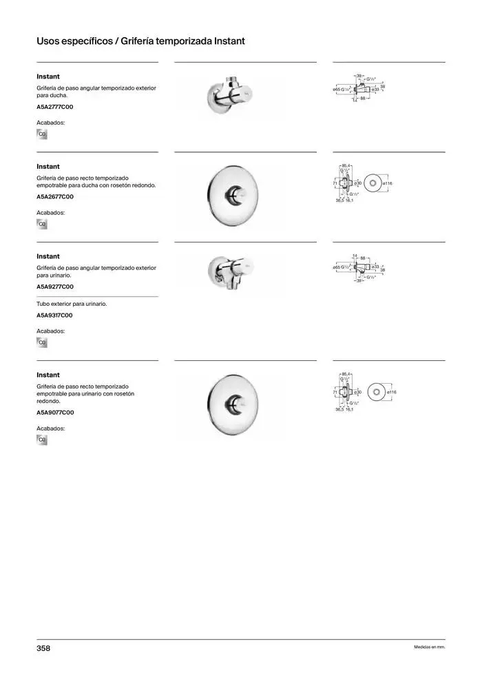Catálogo de Colecciones de Baño, Muebles y Accesorios 9 de enero al 31 de diciembre 2025 - Página 360