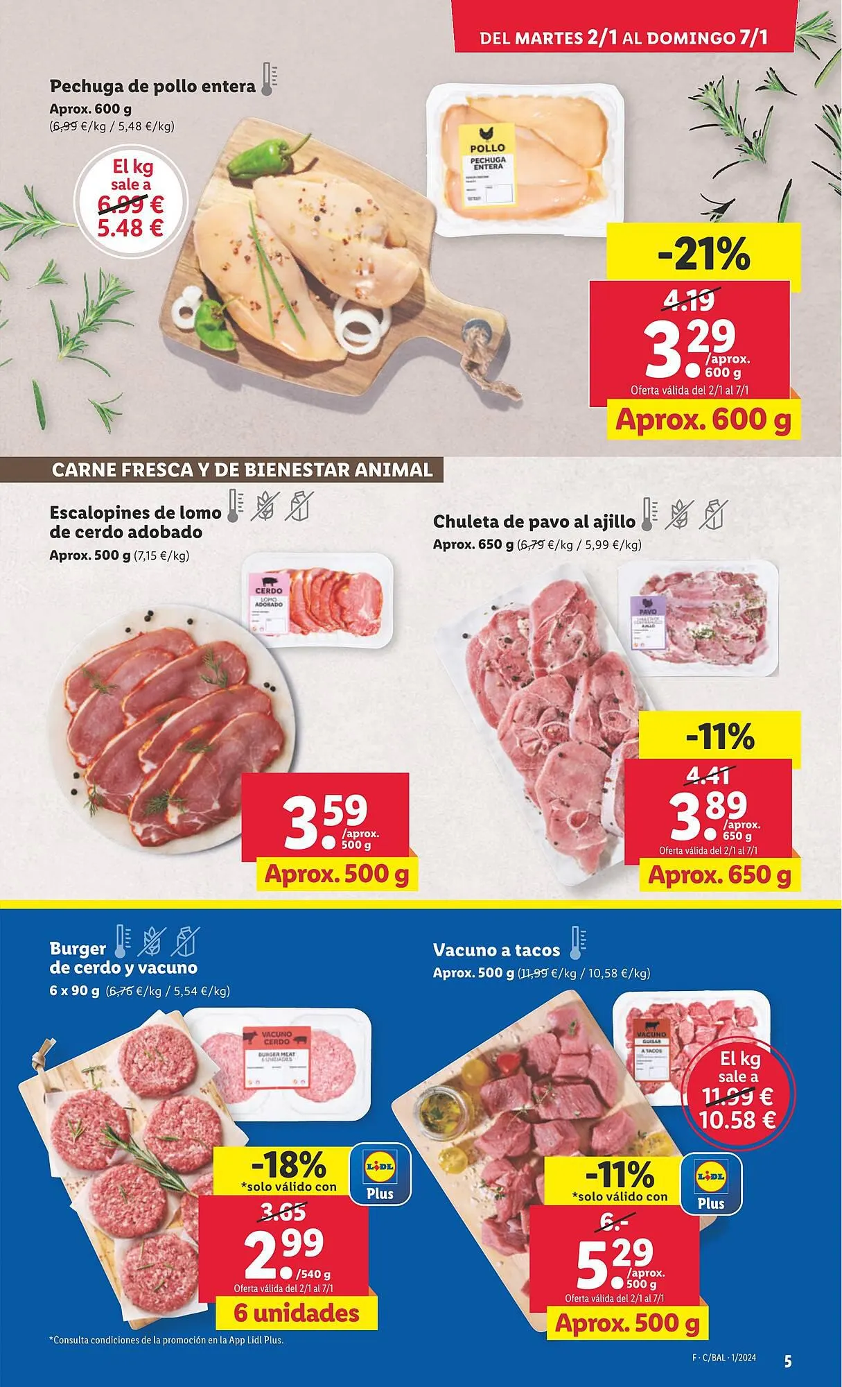 Catálogo de Folleto Lidl 2 de enero al 7 de enero 2024 - Página 5