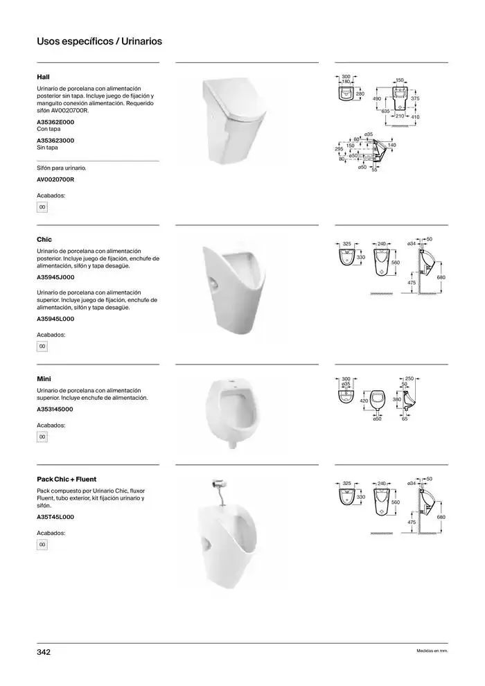 Catálogo de Colecciones de Baño, Muebles y Accesorios 9 de enero al 31 de diciembre 2025 - Página 344