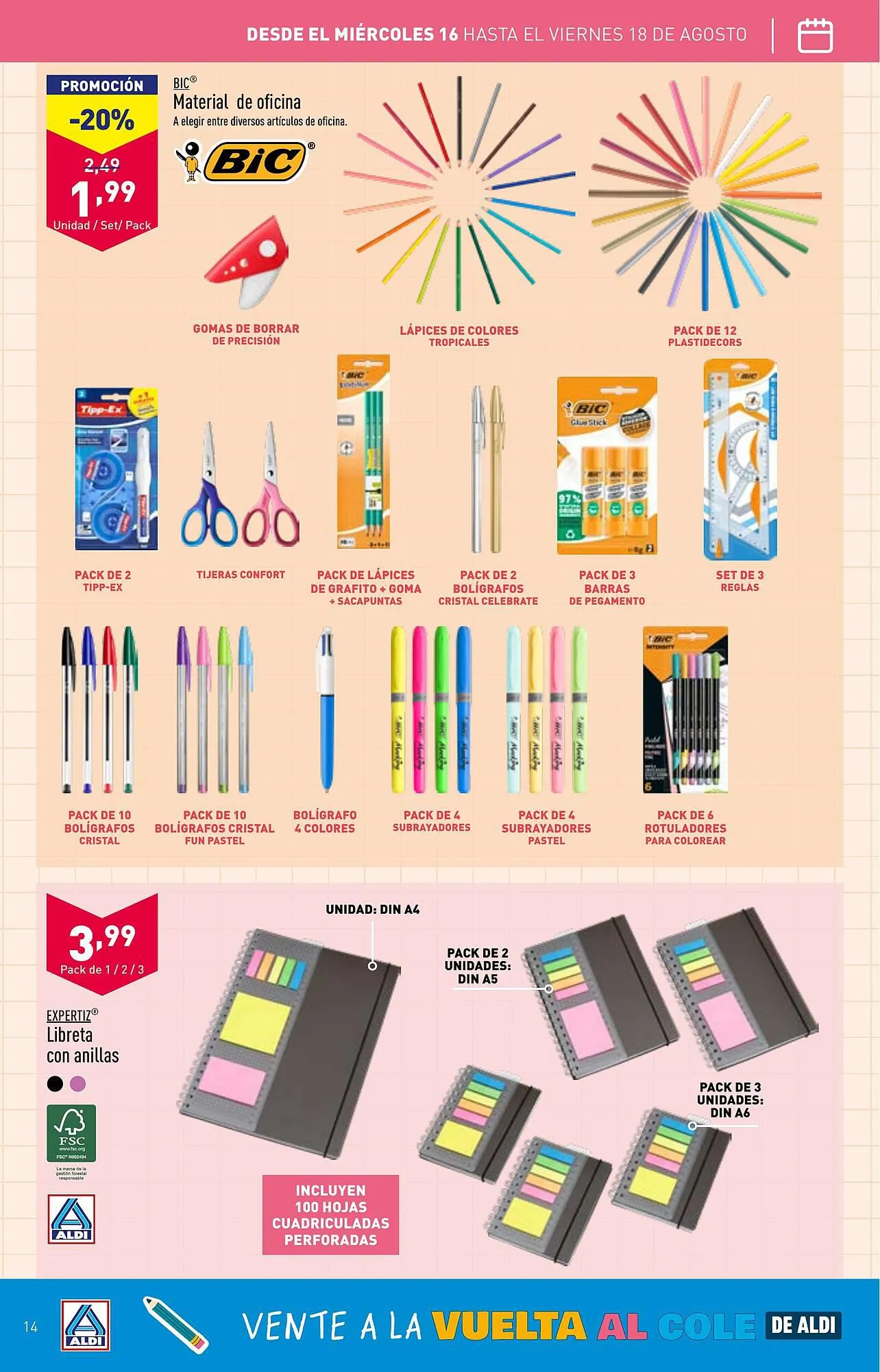 Catálogo de Folleto ALDI 16 de agosto al 22 de agosto 2023 - Página 14
