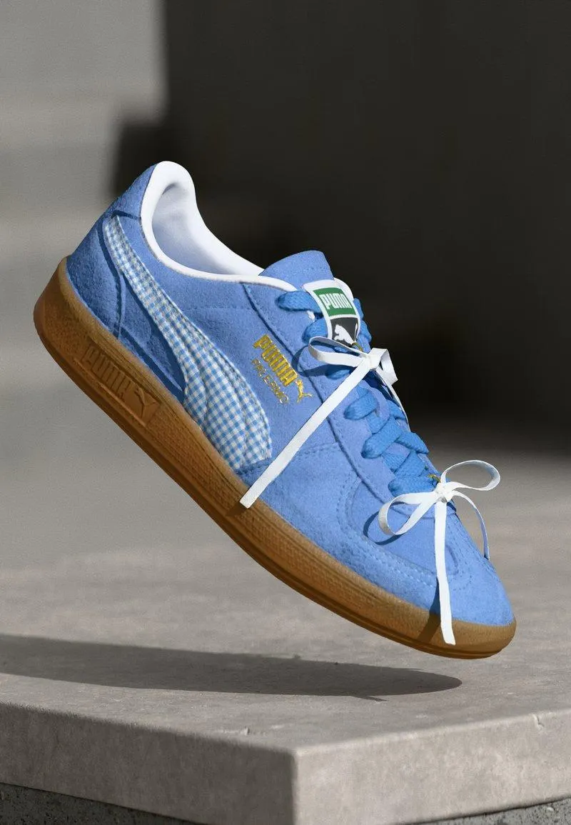 PALERMO CHECKERED II - Zapatillas - sea glass/white/gold