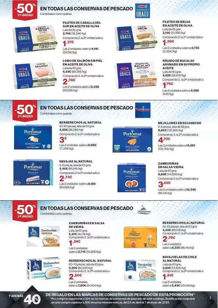 Catálogo de -50 en la 2ª unidad en todas las marcas de este catálogo 10 de abril al 23 de abril 2025 - Página 5