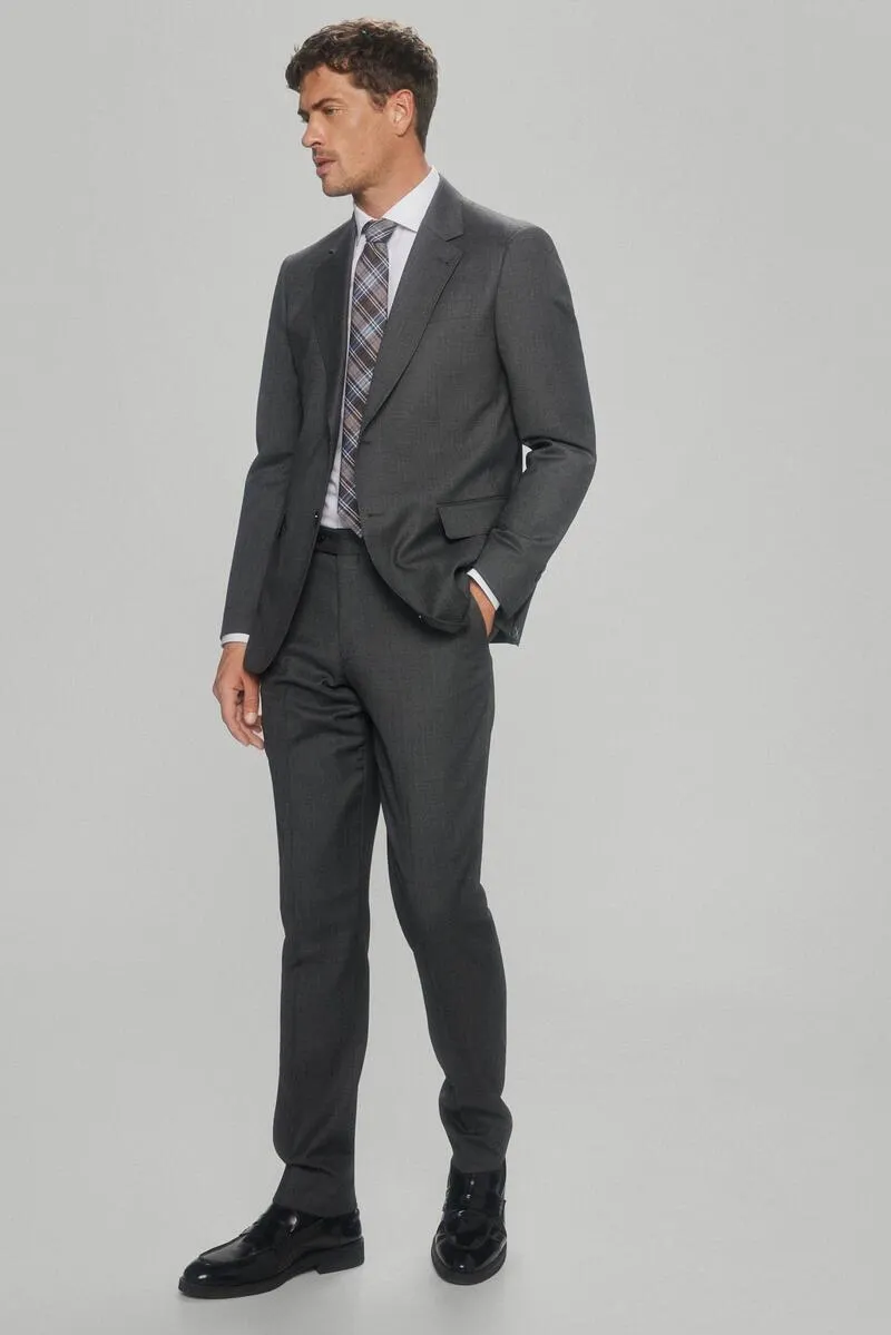 Pantalón ojo perdiz bi-stretch slim