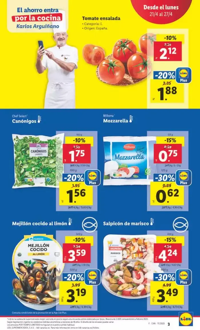 Catálogo de № 1 PRECIO - Ofertas válidas del 21/04 al 27/04 21 de abril al 27 de abril 2025 - Página 3