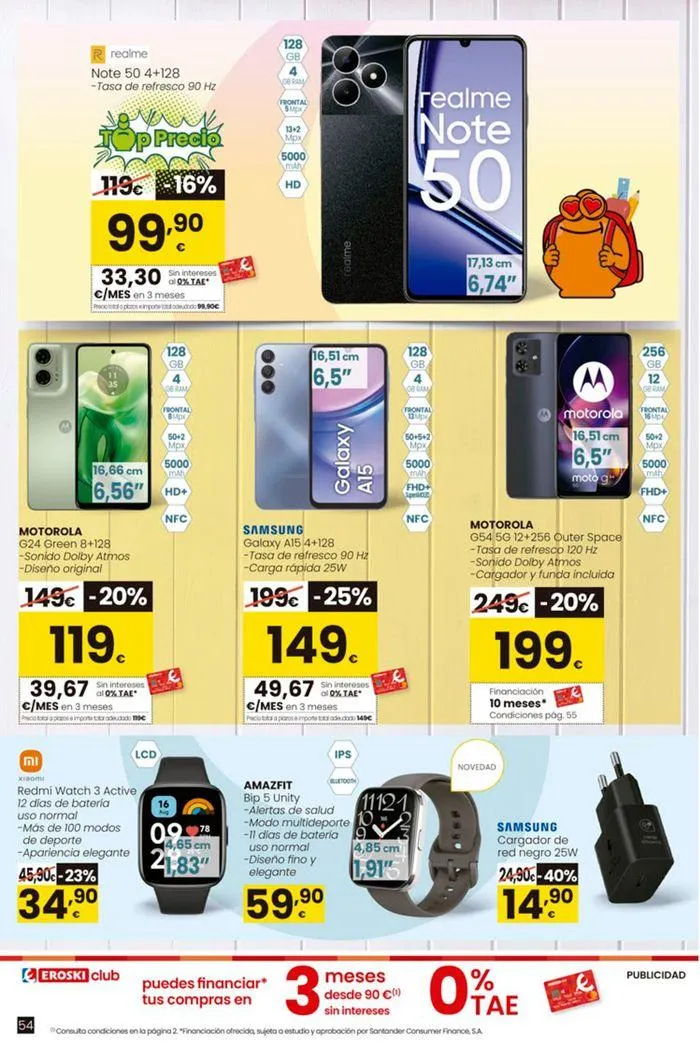 Catálogo de Ofertas Vuelta al Cole EROSKI 22 de agosto al 18 de septiembre 2024 - Página 54