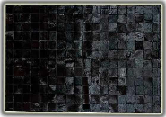 Alfombra piel toro mod Astrakan negro