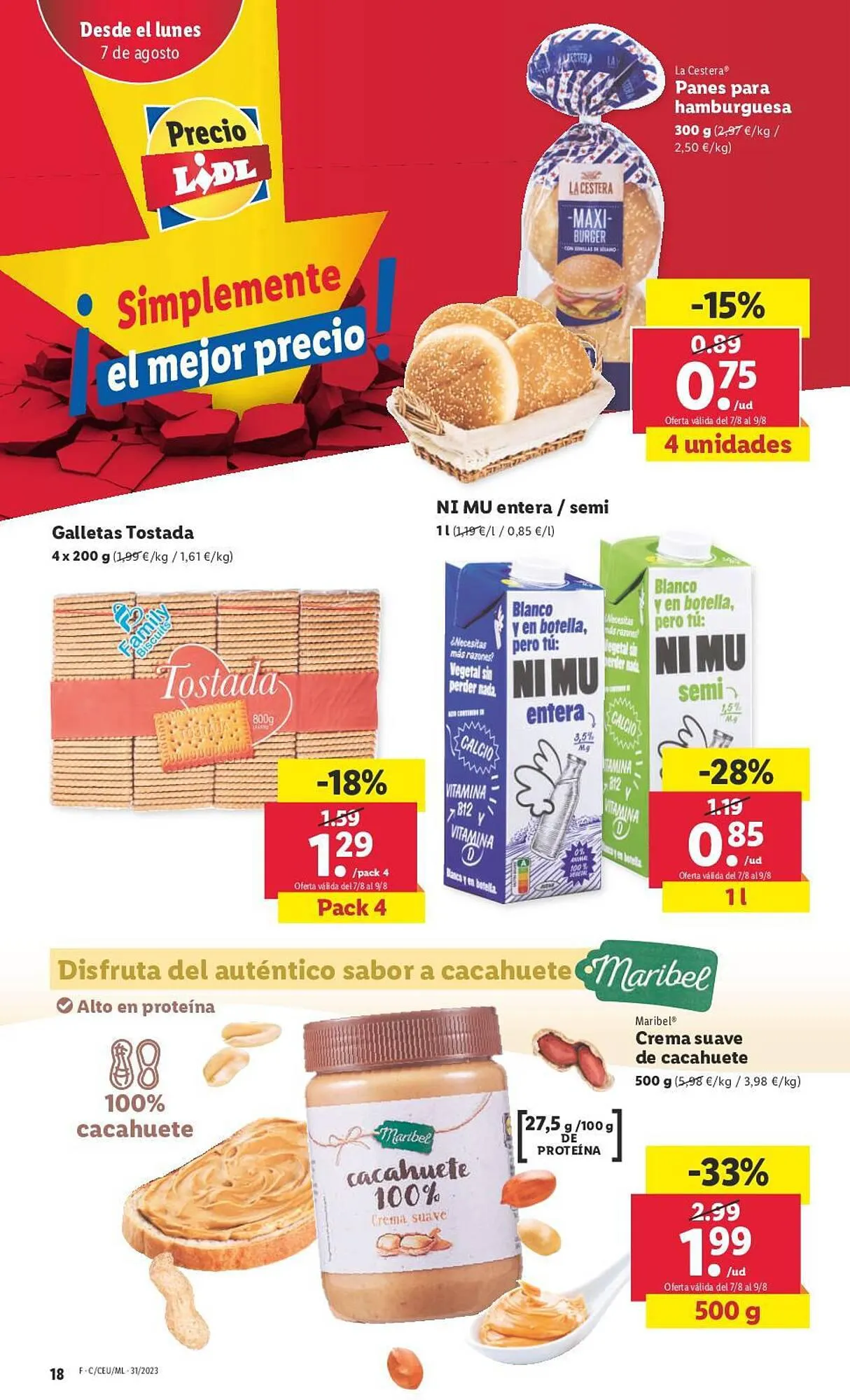 Catálogo de Folleto Lidl 3 de agosto al 9 de agosto 2023 - Página 18