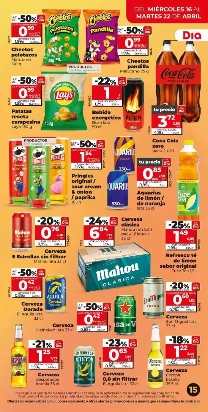 Catálogo de Ahorro a lo grande del 16/04 al 22/04 16 de abril al 22 de abril 2025 - Página 15